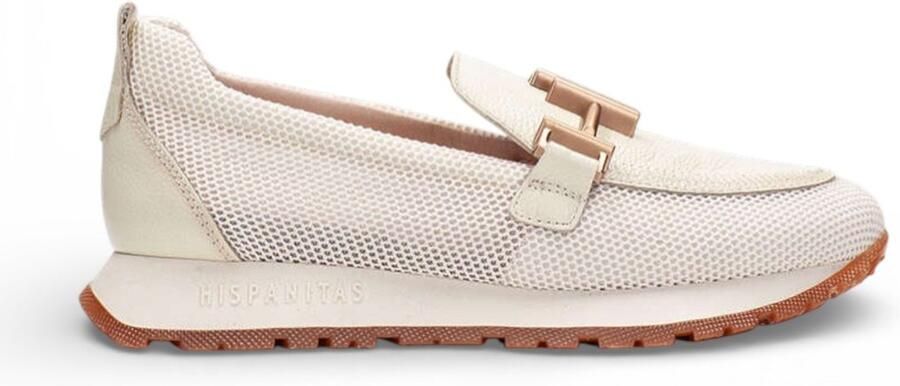 Hispanitas Beige Melbourne Leren Mocassins