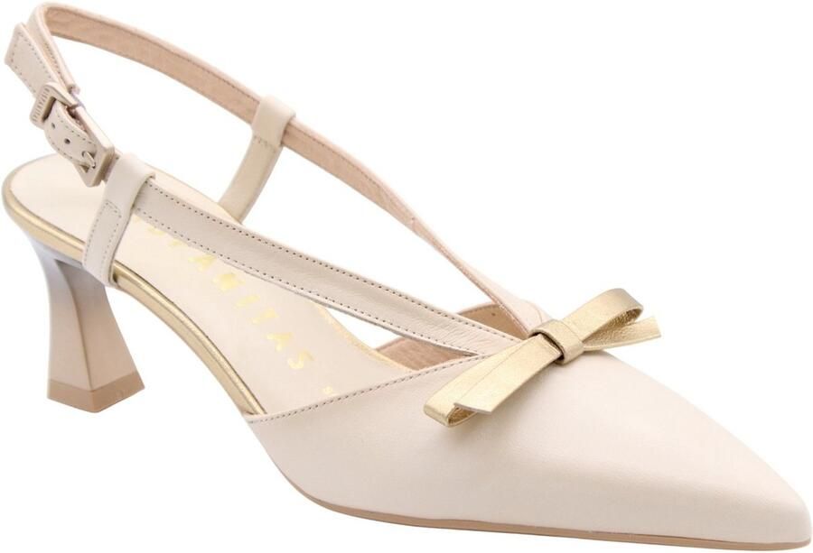 HISPANITAS Slingbacks Dames Bhv264678 Maat: 38 Materiaal: Leer Kleur: Beige