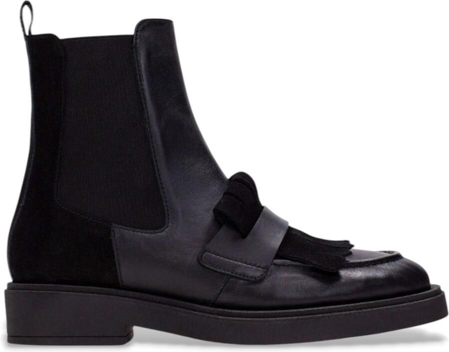 Hispanitas Blok Leren Enkellaarsjes Soho