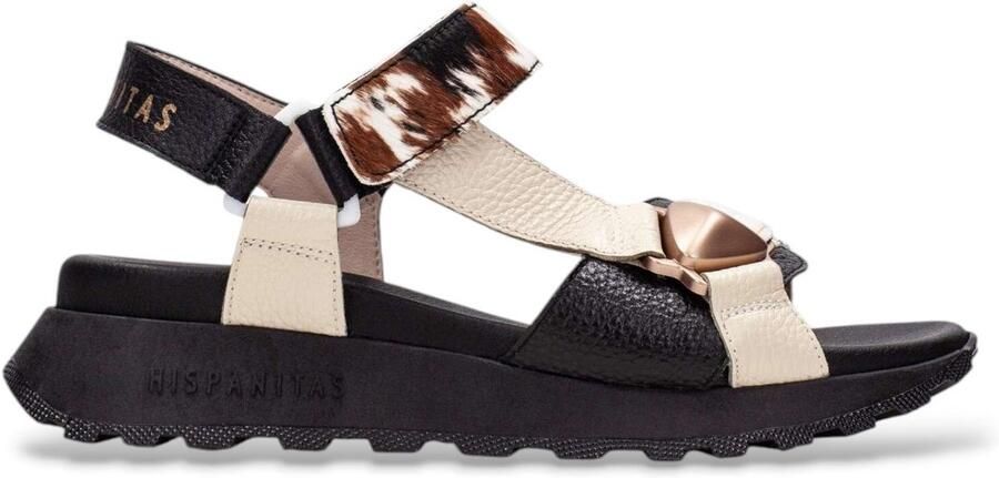 Hispanitas Sandalen met sleehak CHV264807BUTTER - Foto 3