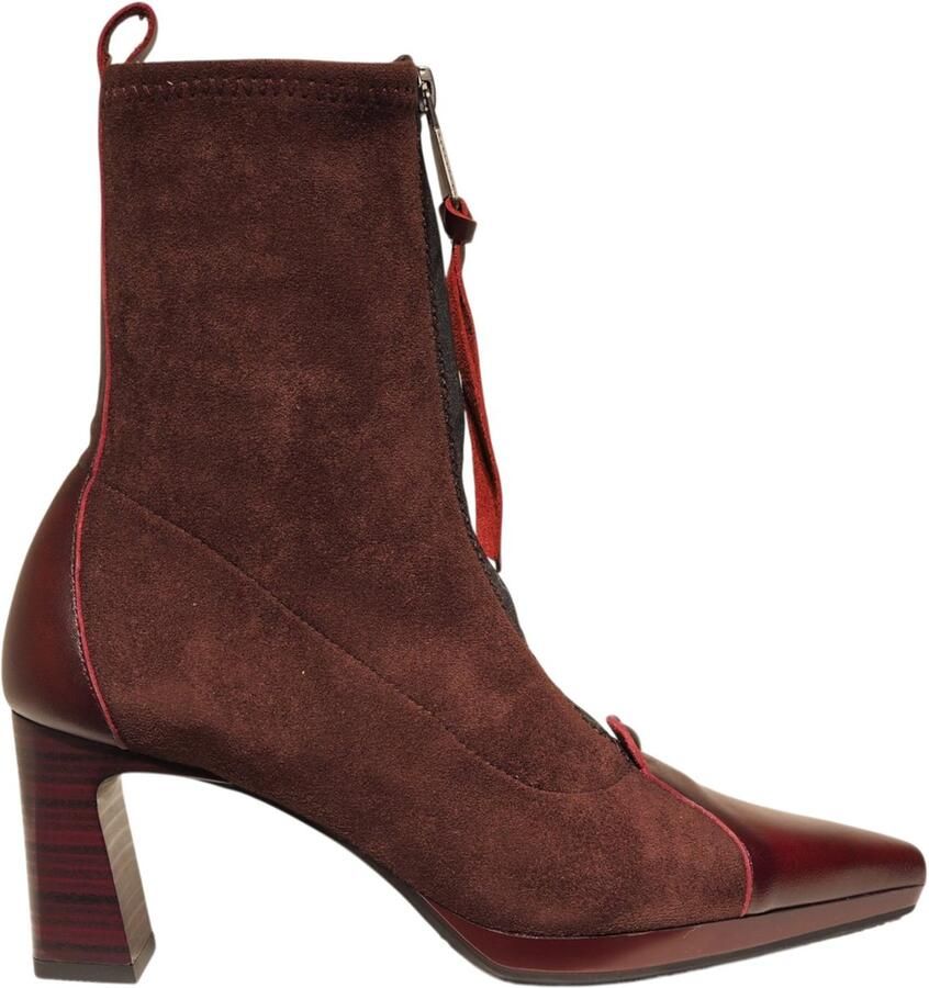 Hispanitas bordeaux stretch enkellaarzen HI265085