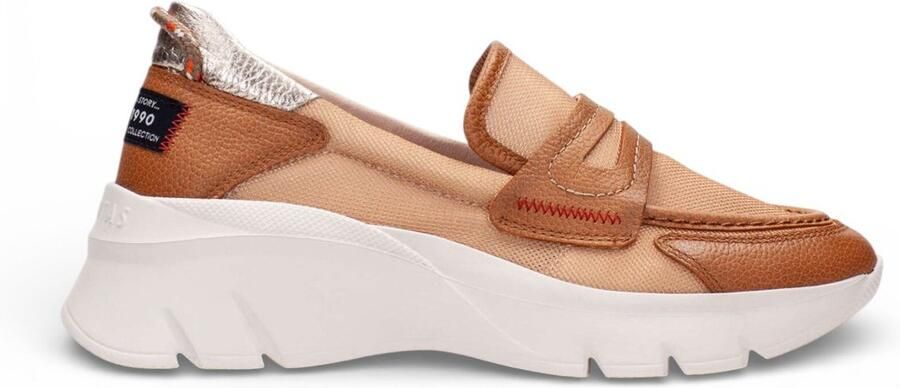 Hispanitas Bruine Cervo Leren Mocassins