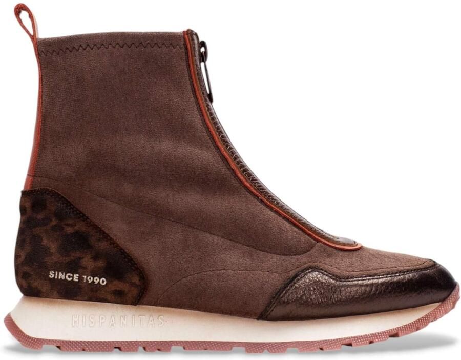 Hispanitas Bruine Kansas Leren Sneakers