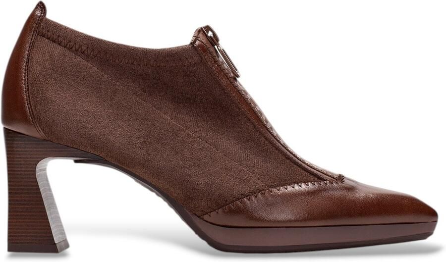 Hispanitas Bruine leren schoenen Atlanta