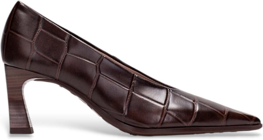 Hispanitas Bruine leren schoenen Paris