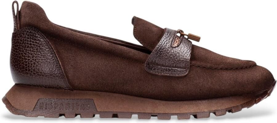 Hispanitas Oregon HI265166 Espresso Bruine dames mocassin - Foto 2