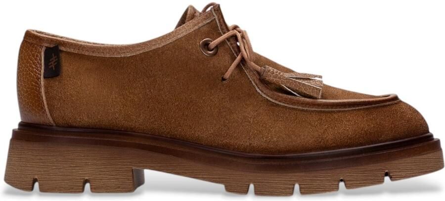Hispanitas Bruine Newyork leren schoenen