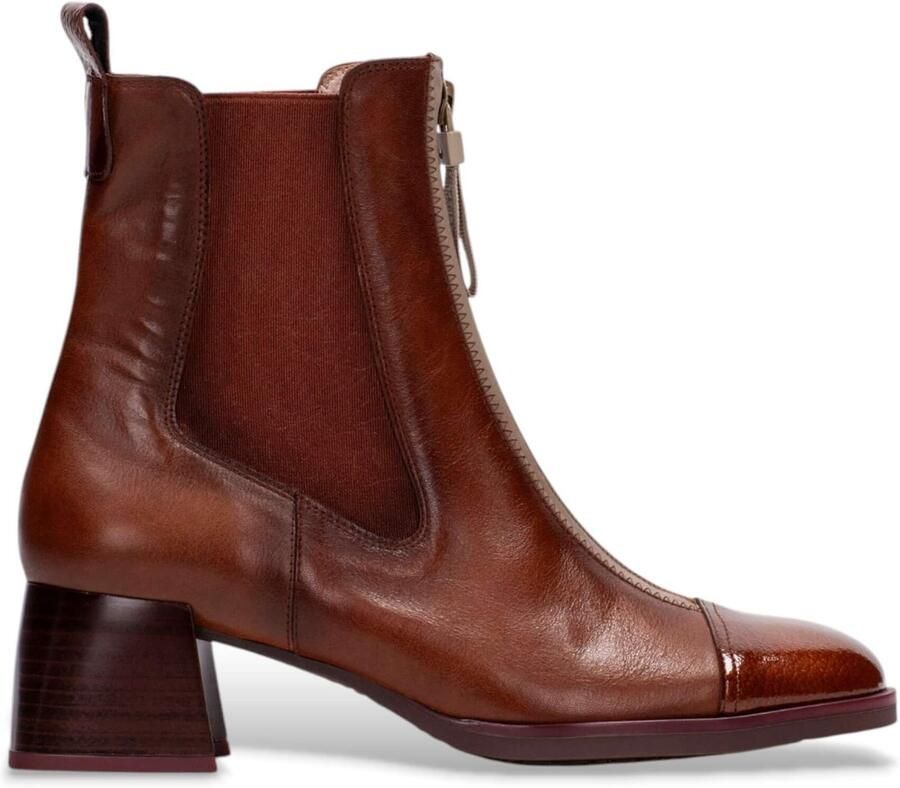 Hispanitas Bruine Rio Soho Leren Enkellaarsjes