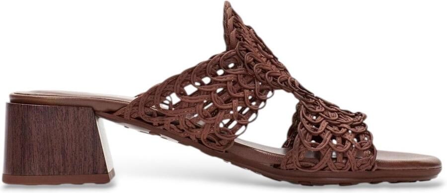 Hispanitas Bruine tulpen Sandalen