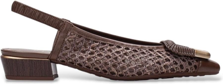 Hispanitas Bruine Soho Leren Schoenen