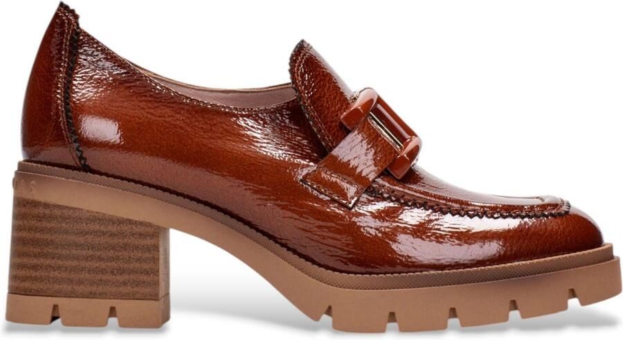 Hispanitas Bruine Track Leren Mocassins - Foto 2