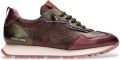 HISPANITAS Lage Sneakers Dames Chi254312 Leer Bronskleurig - Rood