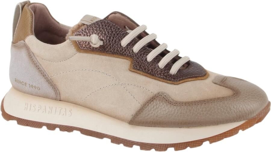 Hispanitas CHI254312 TOPO dames sneakers beige