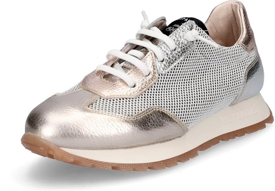 HISPANITAS Lage Sneakers Dames Chv253869 Maat: 38 Materiaal: Leer Kleur: Brons