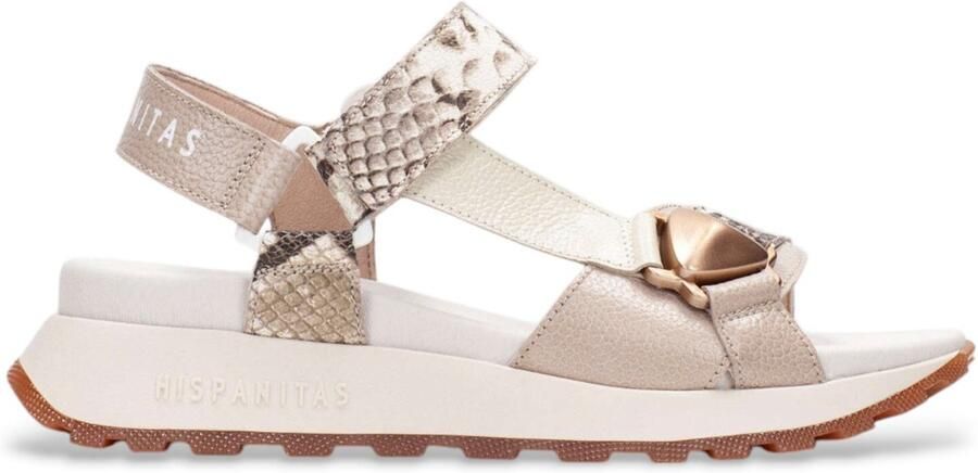 HISPANITAS Dames Chv253896 Maat: 40 Materiaal: Leer Kleur: Beige - Foto 2