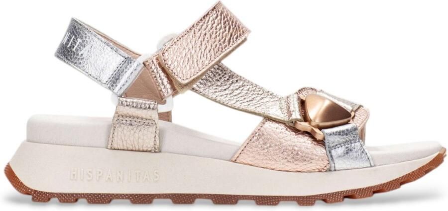 HISPANITAS Dames Chv253896 Maat: 40 Materiaal: Leer Kleur: Metallic