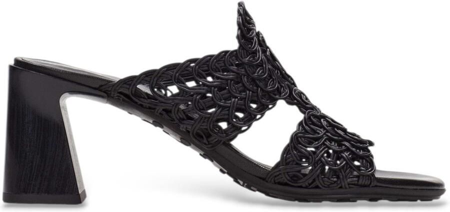 Hispanitas Sandalen met zwarte orchidee