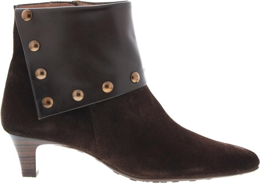 Hispanitas Dames Enkellaars Hi265062 Espresso Donkerbruin