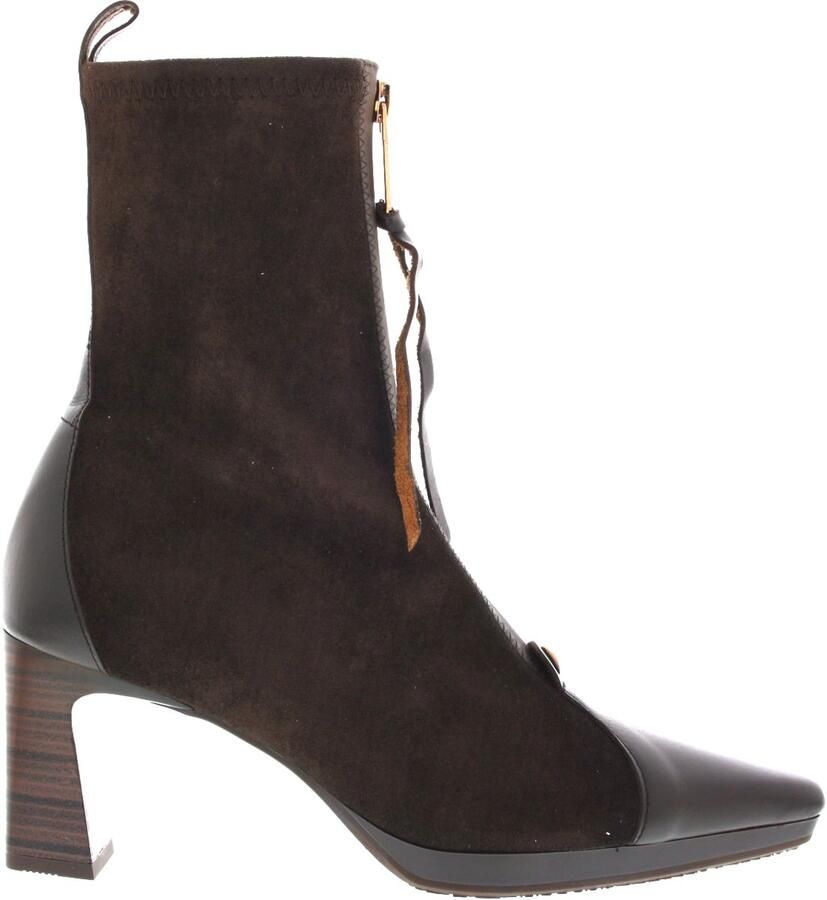 Hispanitas Dames Enkellaars Hi265085 Espresso Donkerbruin