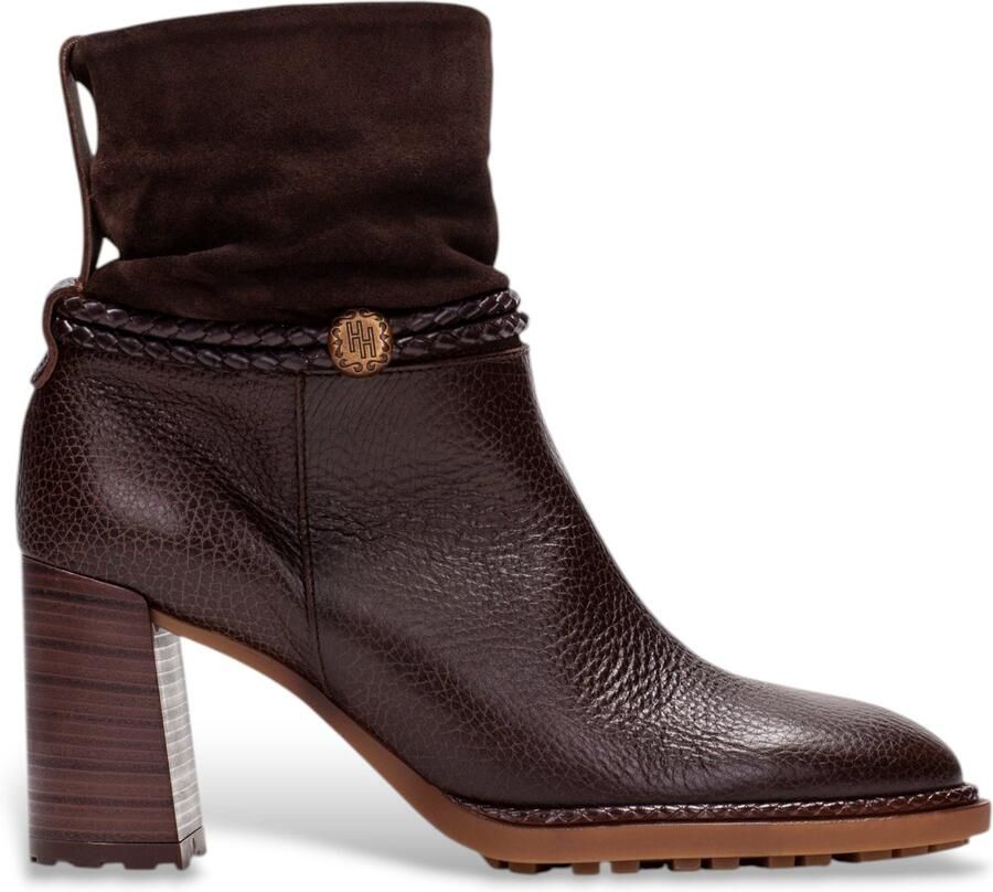 Hispanitas Dames Enkellaars Hi265132 Espresso Donkerbruin