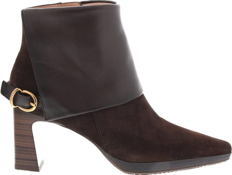 Hispanitas Dames Enkellaars Hi265229 Espresso Donkerbruin