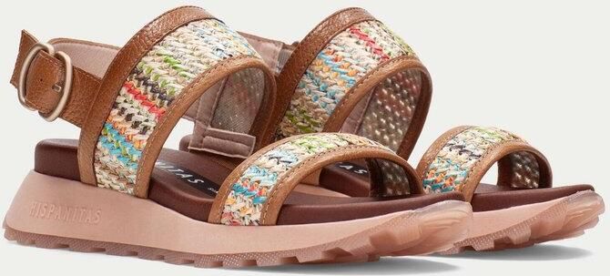 Hispanitas Dames sandalen RHV264714 Tanzania Cognac mulicolor