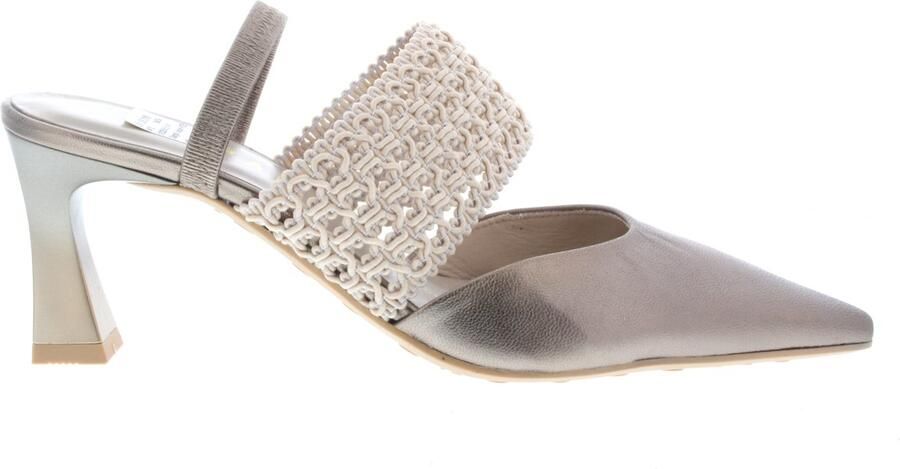 HISPANITAS Slingbacks Dames Hv264779 Maat: 36 Materiaal: Leer Kleur: Bronskleurig