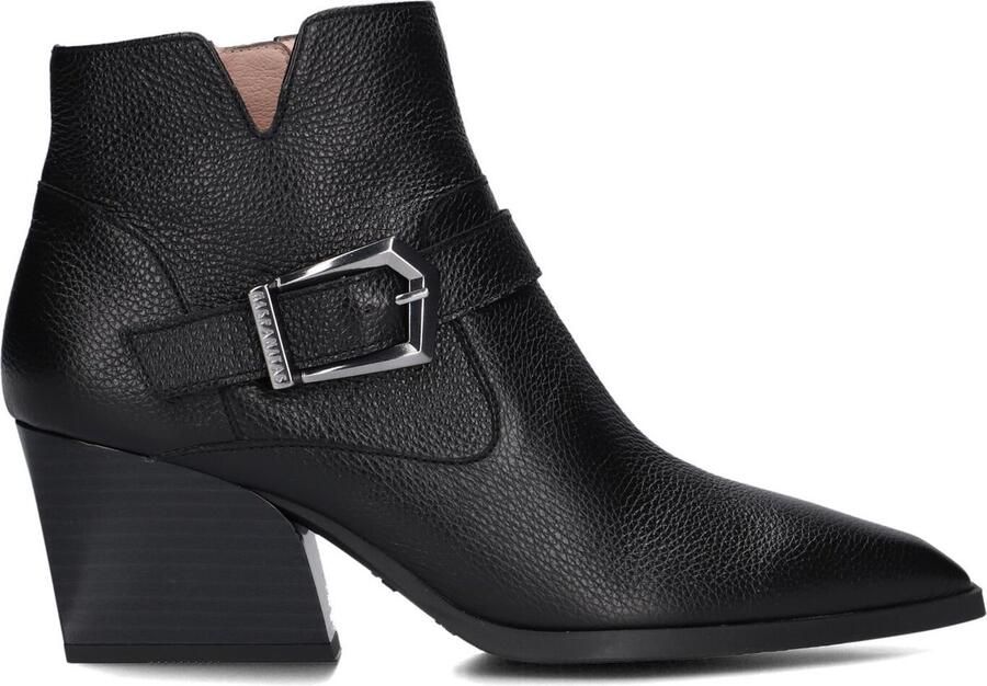 HISPANITAS Enkellaarsjes Dames Hi243600 Maat: 36 Materiaal: Leer Kleur: Zwart