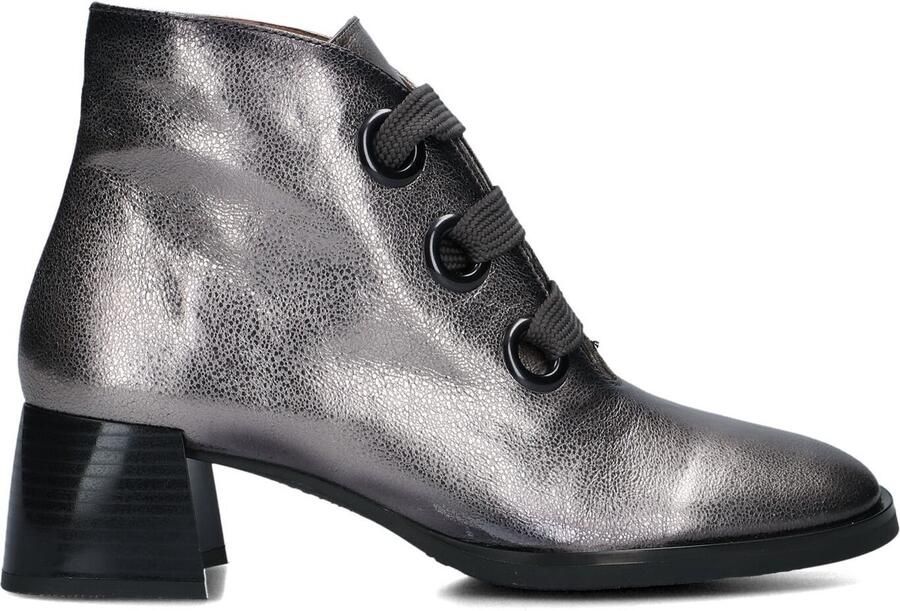 HISPANITAS Enkellaarsjes Dames Hi243635 Maat: 35 Materiaal: Leer Kleur: Zilver