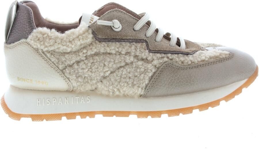 Hispanitas Hi254209 Sneakers Leer Dames Beige