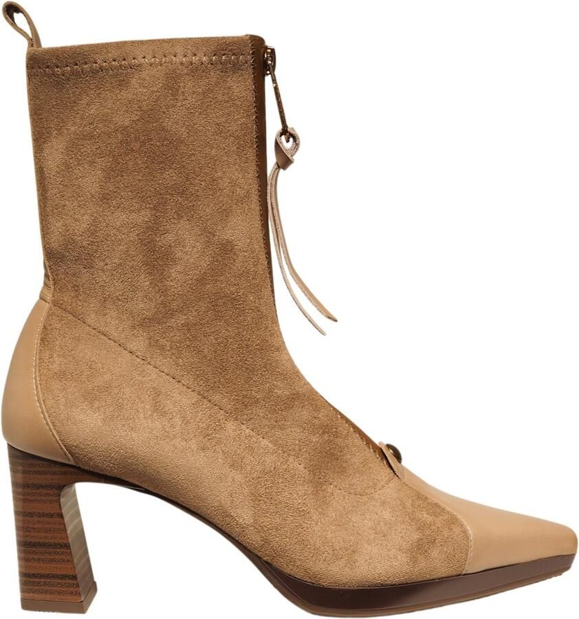 Hispanitas HI265085 Taupe enkellaarsje