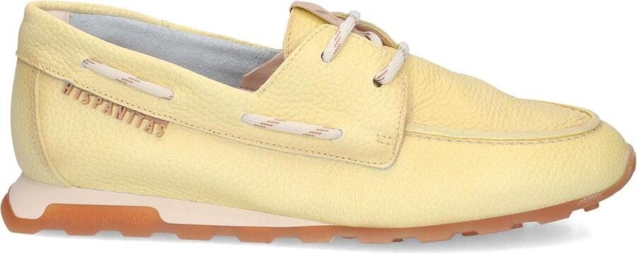 HISPANITAS Instappers Dames Hv264603 Maat: 37 Materiaal: Leer Kleur: Geel