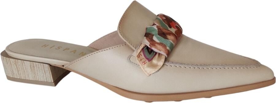 HISPANITAS Instappers Dames Hv264862 Maat: 37 Materiaal: Leer Kleur: Beige - Foto 3