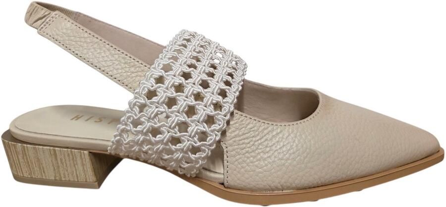 Hispanitas HV264866 V26 Sandaletten Offwhite Leer Dames Offwhite