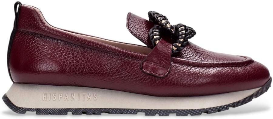 Hispanitas Leren mocassins Kansas Bolero bordeauxrood - Foto 2