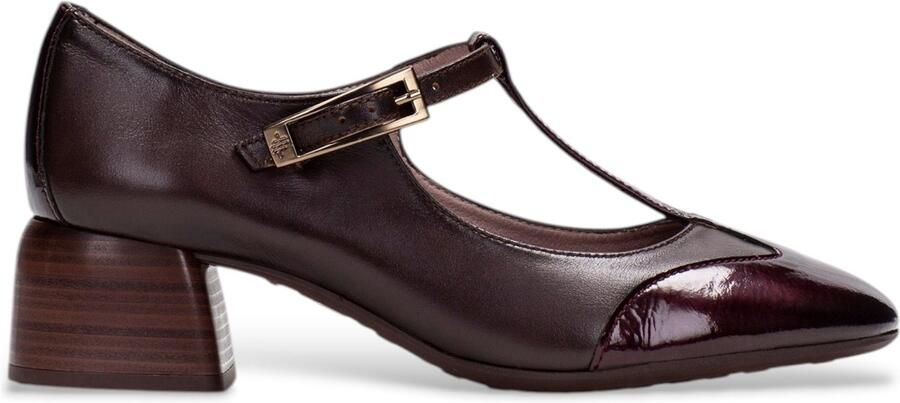 Hispanitas Leren schoenen Warschau bordeauxrood