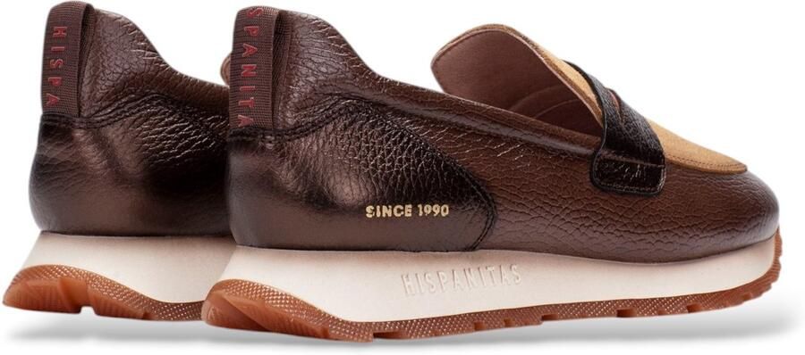Hispanitas Leren Sport Kansas mocassins