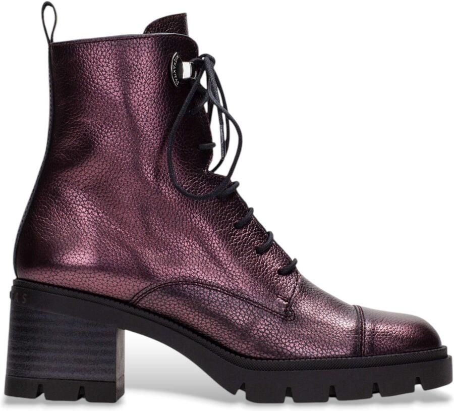 HISPANITAS Veterboots Dames Hi243605 Leer Rood