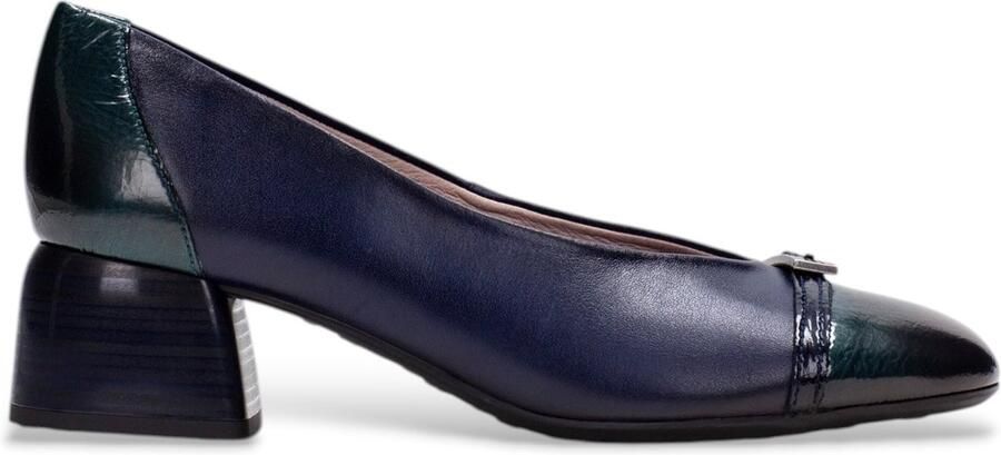 Hispanitas Marineblauwe leren schoenen Varsovia