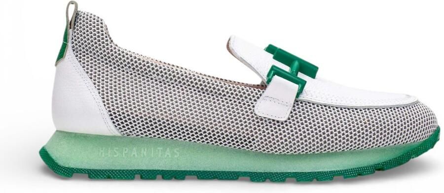 Hispanitas Melbourne Leren Mocassins wit