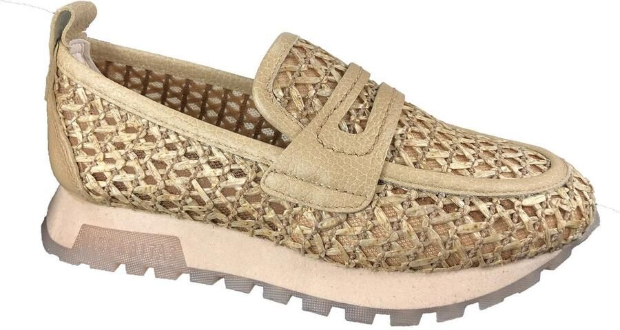 Hispanitas RHV264856 camel leren damesmocassin Bonne Shoe