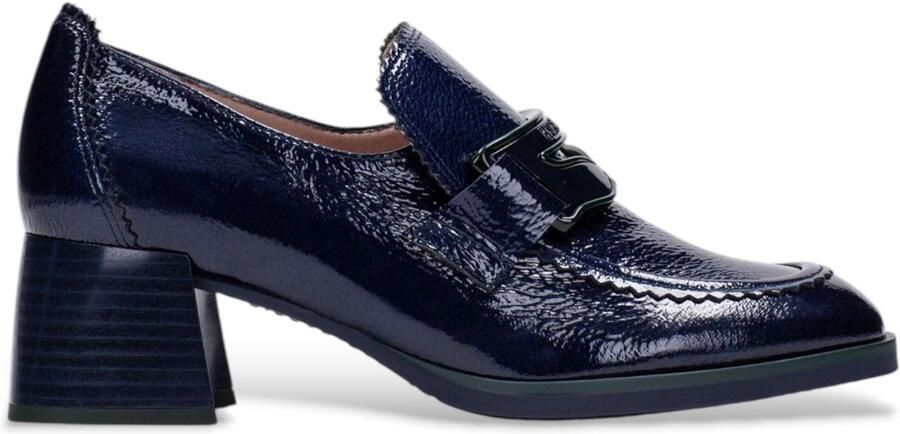 Hispanitas Nacht marine leren schoenen