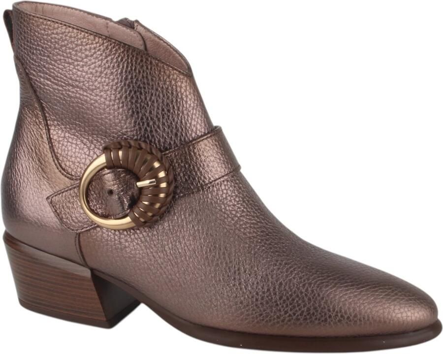 Hispanitas PHI254256 TOPO dames enkellaarzen gekleed metallic