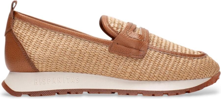 HISPANITAS Instappers Dames Rhv254043 Maat: 37 Materiaal: Raffia Kleur: Beige