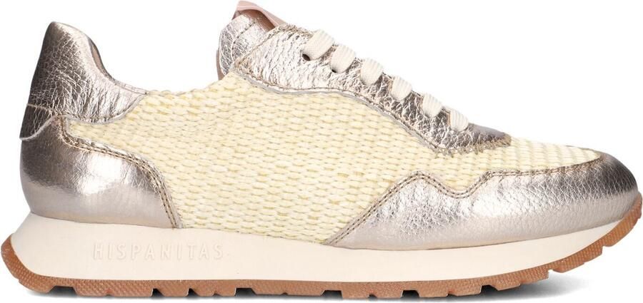 HISPANITAS Lage Sneakers Dames Rhv254045 Maat: 40 Materiaal: Leer Kleur: Brons