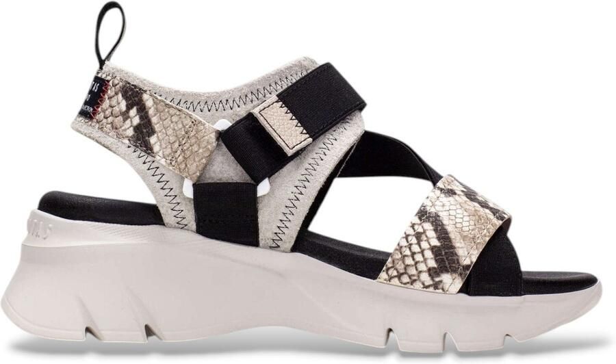 Hispanitas Slangenleren sandalen taupe