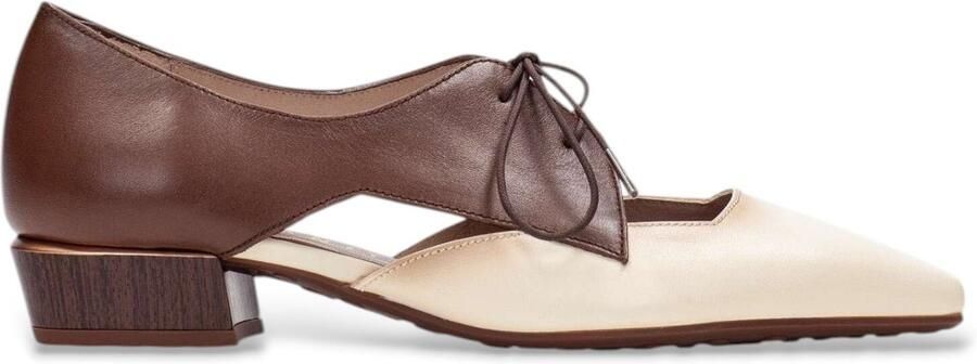 Hispanitas Soho Elegante bruine leren schoenen