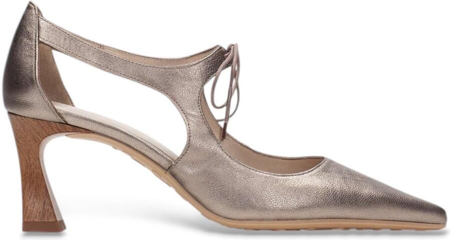 Hispanitas Starmet taupe Leren Sandalen