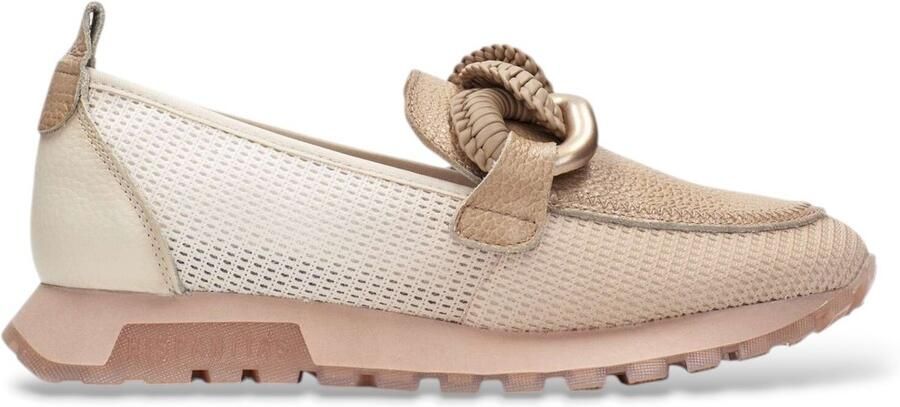 Hispanitas Sumatra beige leren mocassins