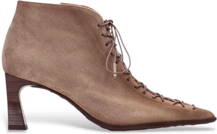 HISPANITAS Enkellaarsjes Dames Hi264960 C004 Suède Taupe